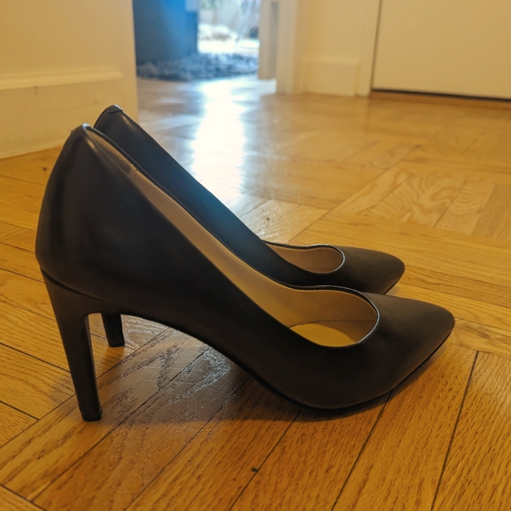 COLE HAAN - Goto Park Leather Pumps - black